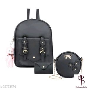 Catalog Name:*Elegant Fancy Women Backpacks*Material: PUNo. of Compartments: 4
